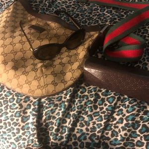 Aunthentic Gucci crossbody & Gucci shades